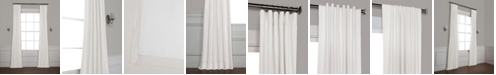 Exclusive Fabrics & Furnishings Solid Cotton Blackout 50" x 84" Curtain Panel